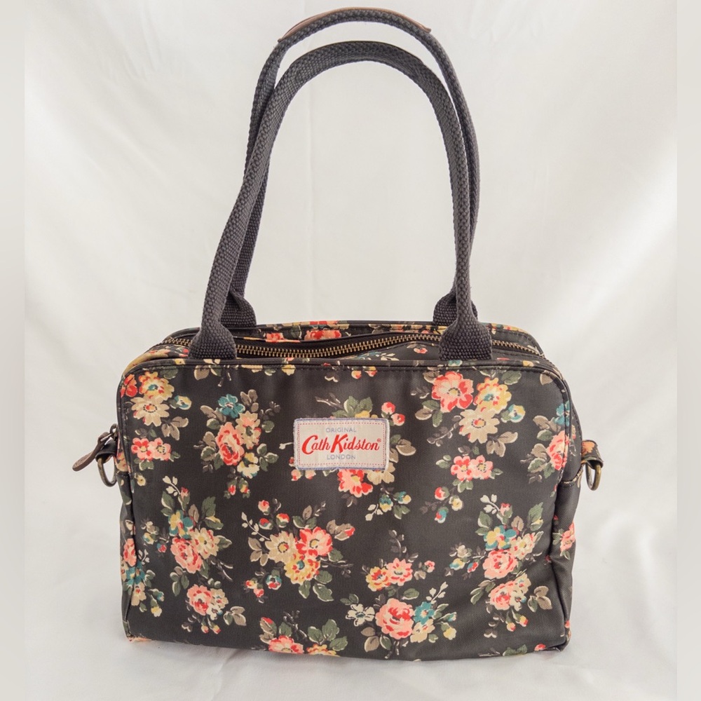 ✨FLASH SALE✨Cath Kidston Floral Crossbody Satchel Bag • Vintage Rose Print - Picture 2 of 9